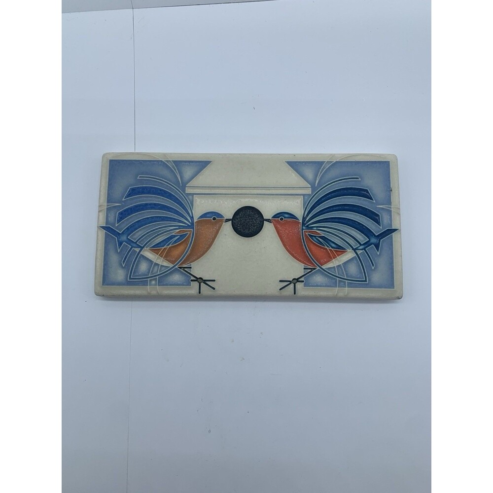 Motawi Tile works Blue Bird Homecoming 4x8